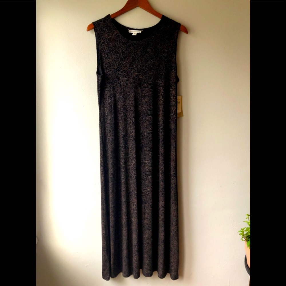 Coldwater Creek Tank Dress Travel Knit 10-12 NWT